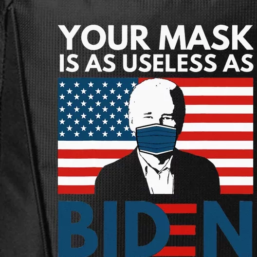 Your Mask Is As Useless as Biden Anti Biden Sucks Political City Backpack