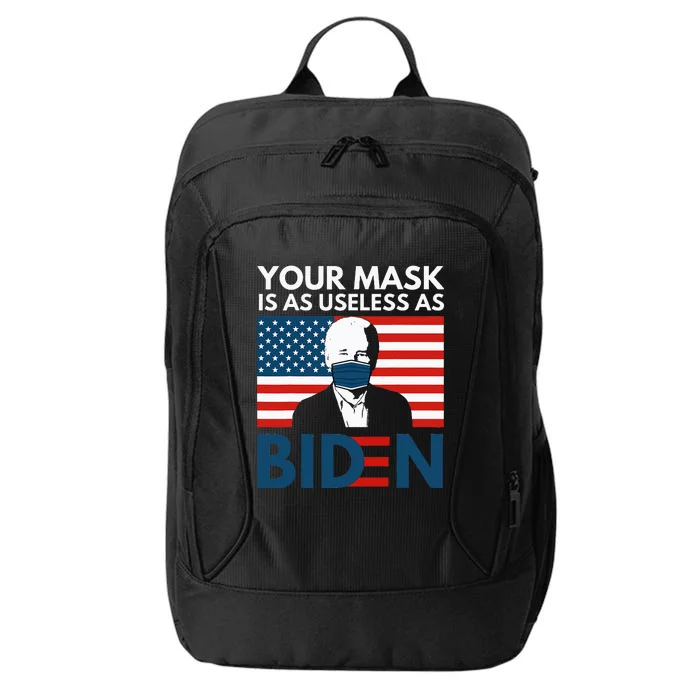 Your Mask Is As Useless as Biden Anti Biden Sucks Political City Backpack