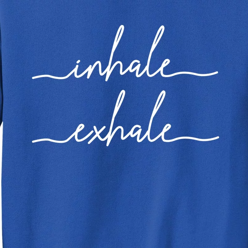 Yoga Meditation Inhale Exhale Spiritual Buddhism Yogi Gift Great Gift Sweatshirt