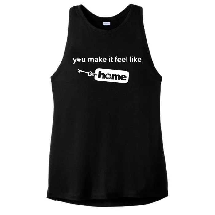 You Make It Feel Like Home Ladies Tri-Blend Wicking Tank