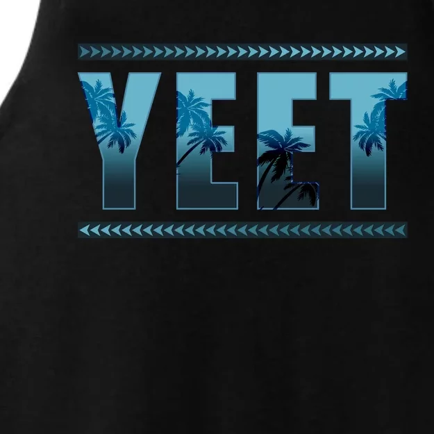 Cool Yeet Meme Ladies Tri-Blend Wicking Tank