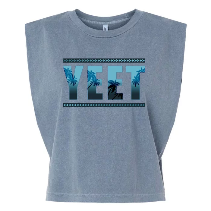 Cool Yeet Meme Garment-Dyed Women's Muscle Tee