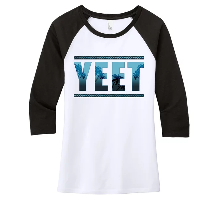 Cool Yeet Meme Women's Tri-Blend 3/4-Sleeve Raglan Shirt