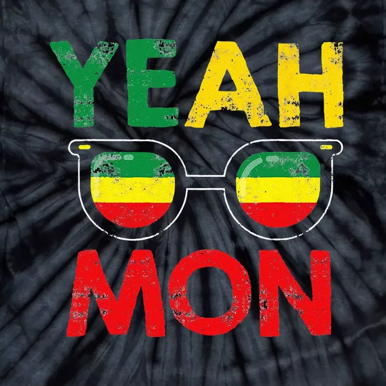 Yeah Mon Jamaican Vacation Jamaica Reggae Tie-Dye T-Shirt