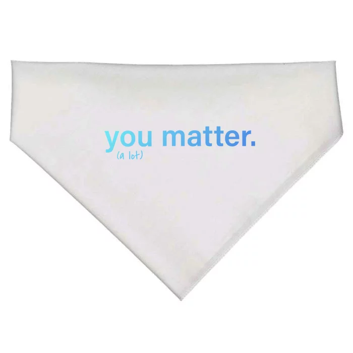 You Matter Kindness Gift USA-Made Doggie Bandana