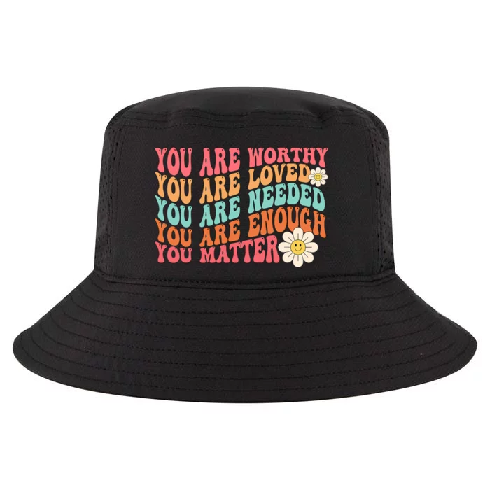 You Matter Kindness Be Kind Groovytal Health Awareness Cool Comfort Performance Bucket Hat