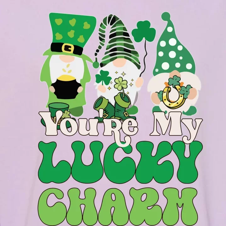 You're My Lucky Gnomies St Pattricks Day Garment-Dyed Sweatshirt