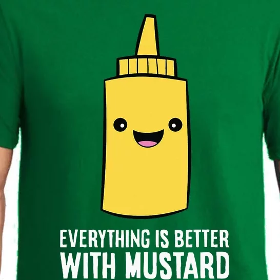 Yellow Mustard Lover Everything Is Better With Mustard Pajama Set