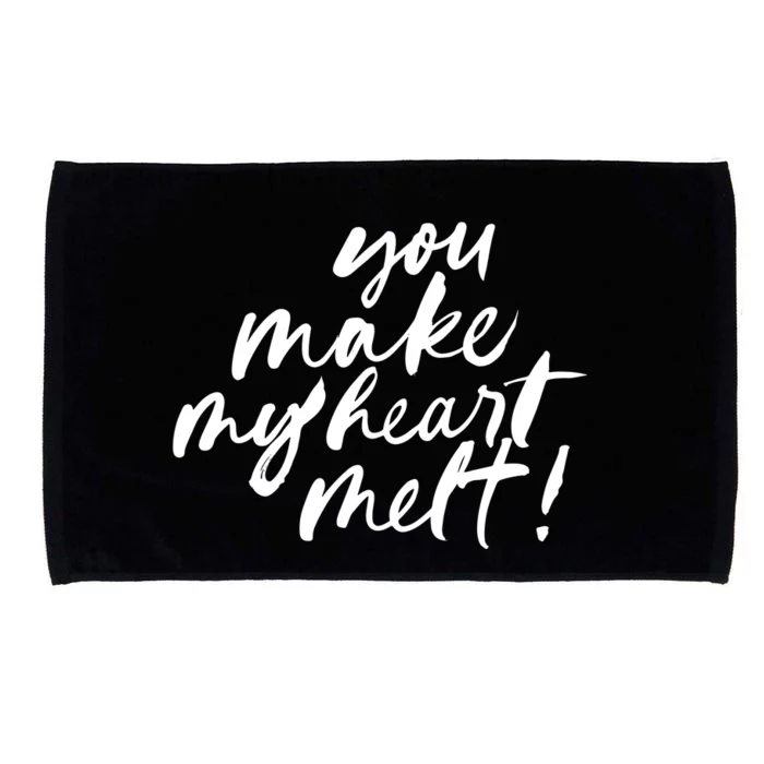 You Make My Heart Melt Cute Gift Microfiber Hand Towel