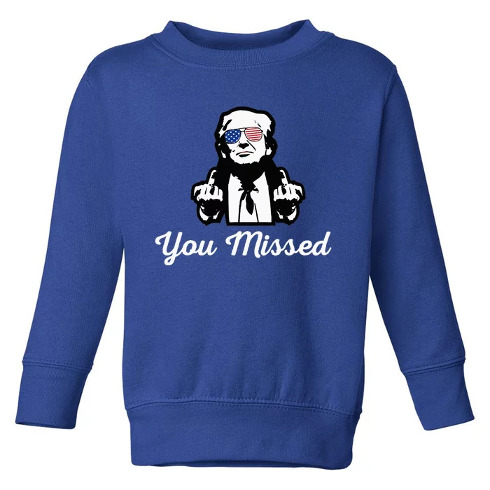 You Messed Mocked Trump Toddler Sweatshirt