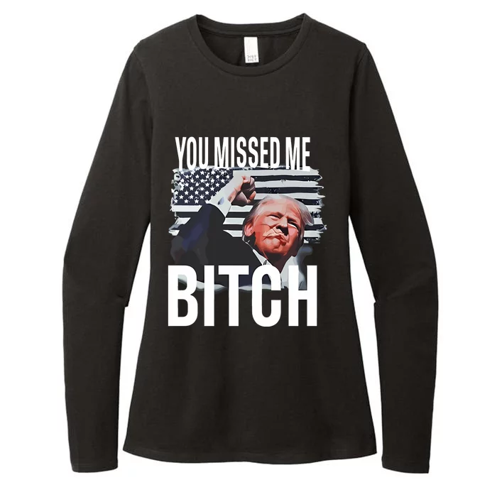 You Missed Me Trump Womens CVC Long Sleeve Shirt