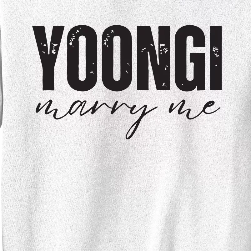 Yoongi Marry Me Sweatshirt