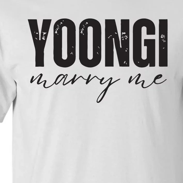 Yoongi Marry Me Tall T-Shirt