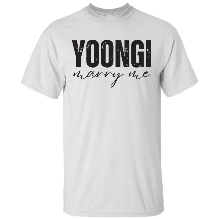 Yoongi Marry Me Tall T-Shirt