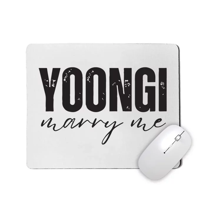 Yoongi Marry Me Mousepad