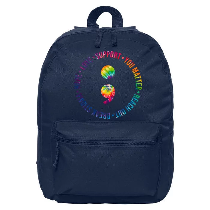 You Matter Mental Health Awareness Colorful 16 in Basic Backpack