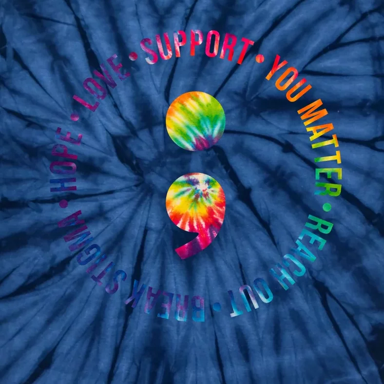 You Matter Mental Health Awareness Colorful Tie-Dye T-Shirt