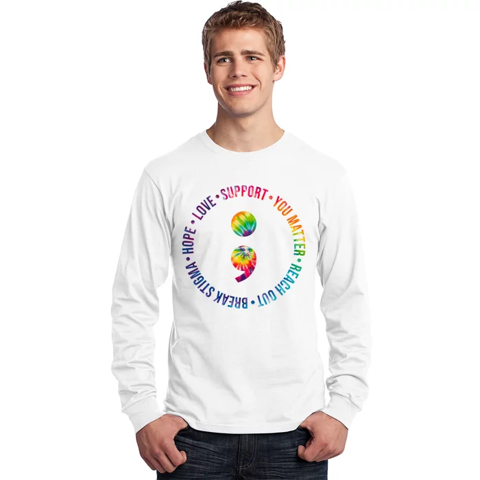 You Matter Mental Health Awareness Colorful Long Sleeve Shirt