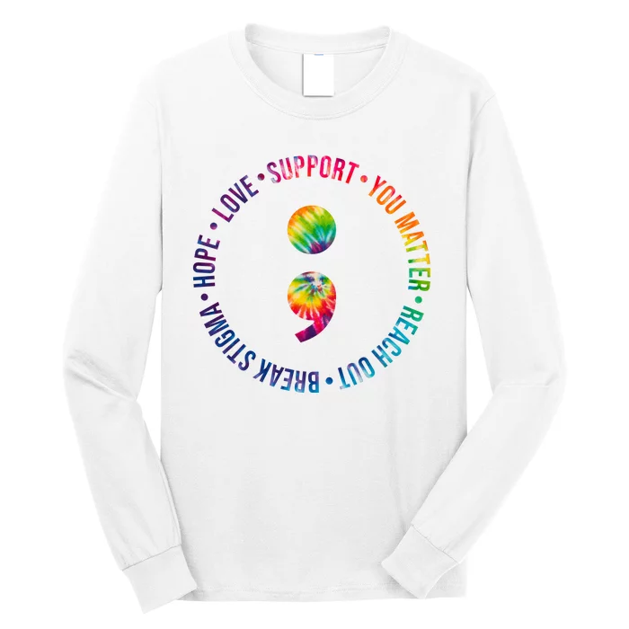 You Matter Mental Health Awareness Colorful Long Sleeve Shirt