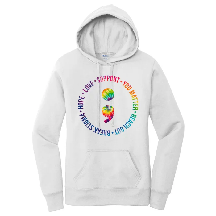 You Matter Mental Health Awareness Colorful Women's Pullover Hoodie