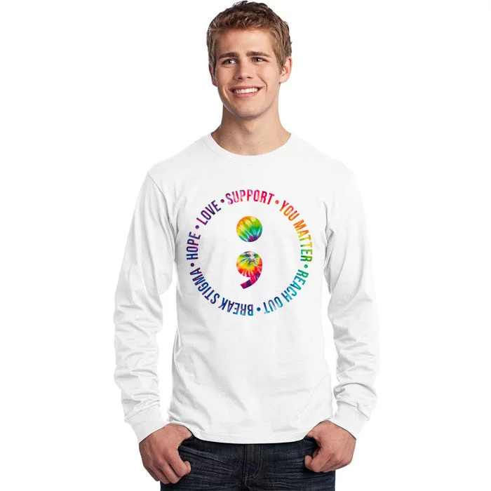 You Matter Mental Health Awareness Colorful Tall Long Sleeve T-Shirt