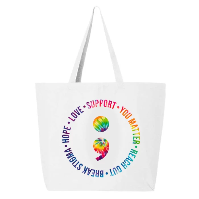 You Matter Mental Health Awareness Colorful 25L Jumbo Tote