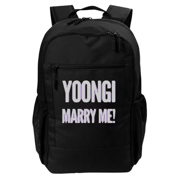 Yoongi Marry Me Daily Commute Backpack