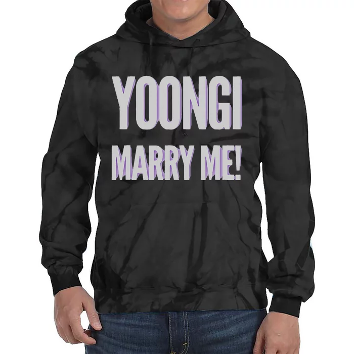 Yoongi Marry Me Tie Dye Hoodie