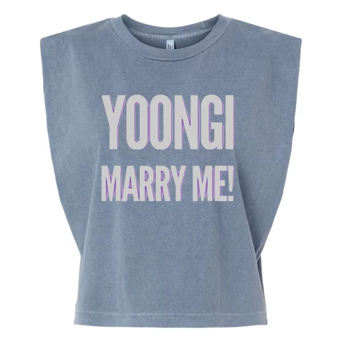 Yoongi Marry Me Garment-Dyed Women's Muscle Tee