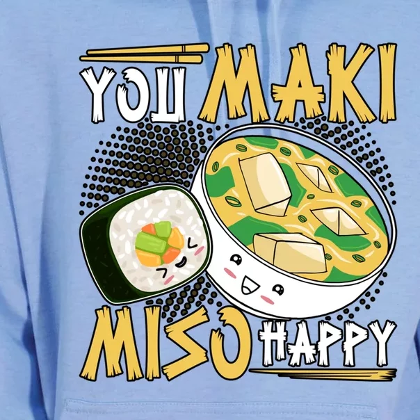 You Make Miso Happy Japanese Sushi Lover Gift Unisex Surf Hoodie