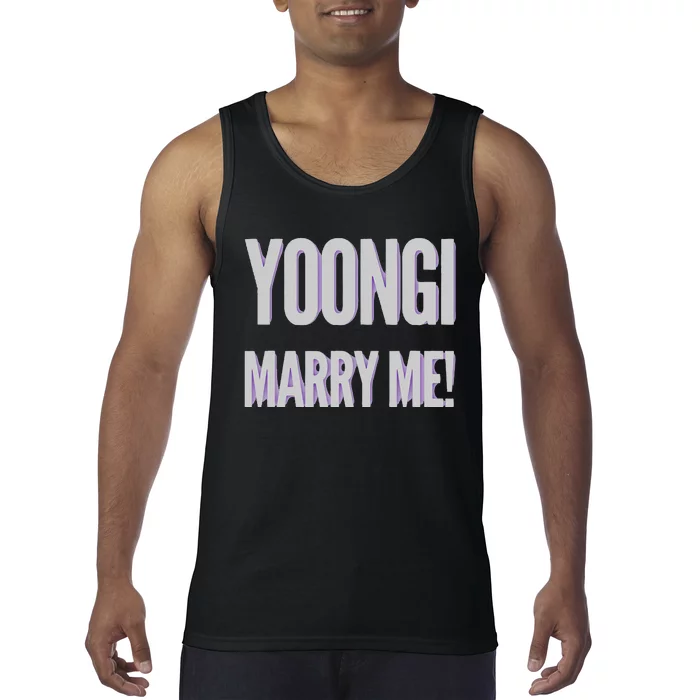 Yoongi Marry Me Tank Top