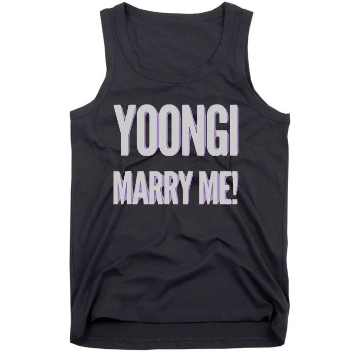 Yoongi Marry Me Tank Top