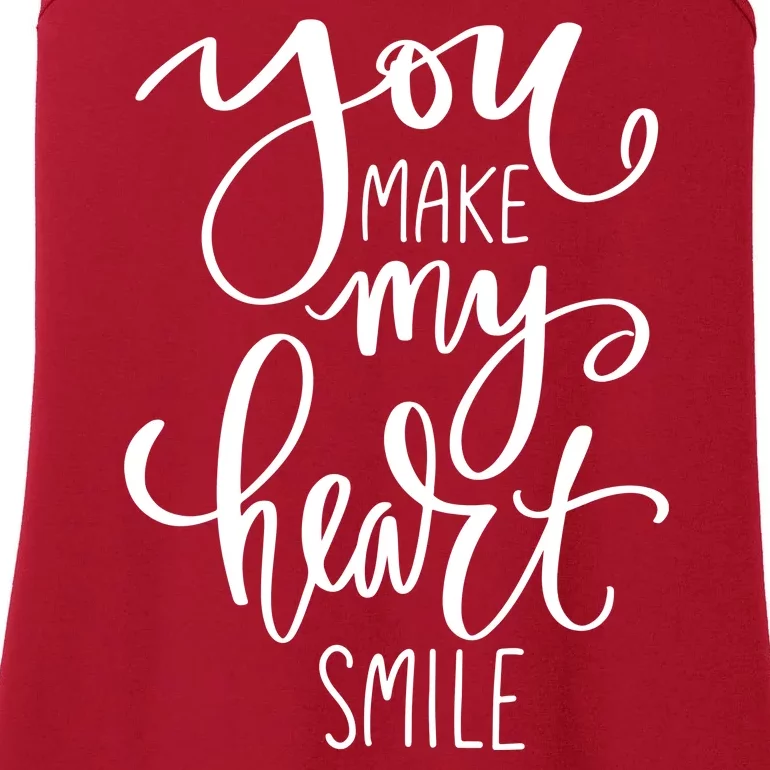 You Make My Heart Smile Cute Gift Ladies Essential Tank