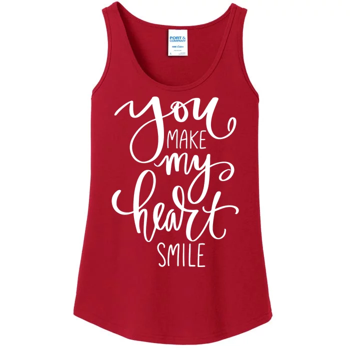 You Make My Heart Smile Cute Gift Ladies Essential Tank