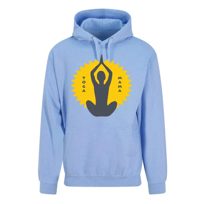 Yoga Mama Modern Meditation Power Design Great Gift Unisex Surf Hoodie