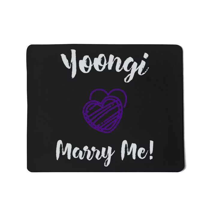 Yoongi Marry Me! Mousepad