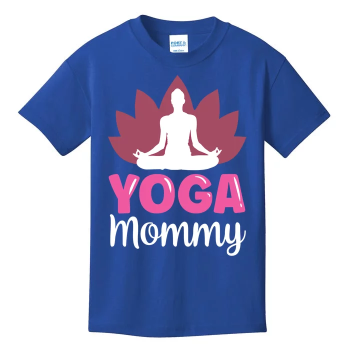 Yoga Mommy Mother Hobby Mom Mama Mothers Day Gift Kids T-Shirt