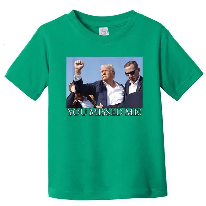 You Missed Me Donald Trump 2024 Usa Election Voting Toddler T-Shirt