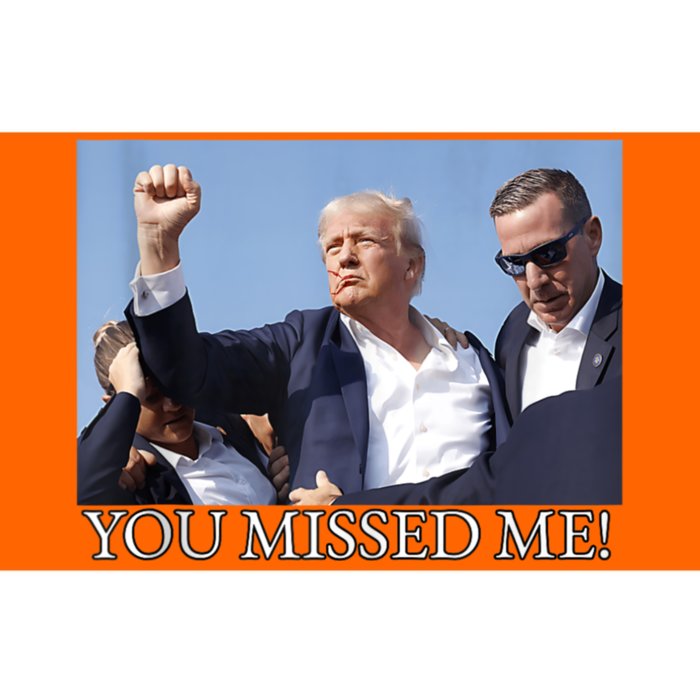 You Missed Me Donald Trump 2024 Usa Election Voting Bumper Sticker