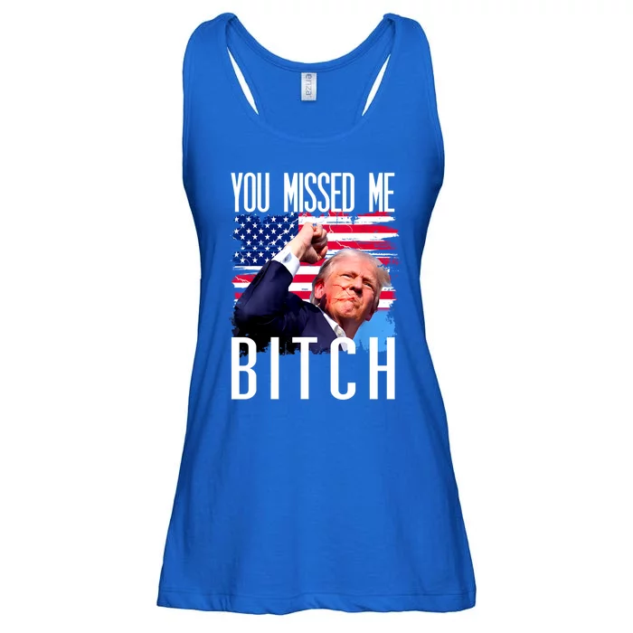 You Missed Me Bitch Trump 2024 Ladies Essential Flowy Tank