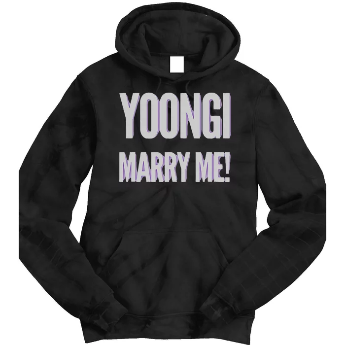 Yoongi Marry Me Tie Dye Hoodie