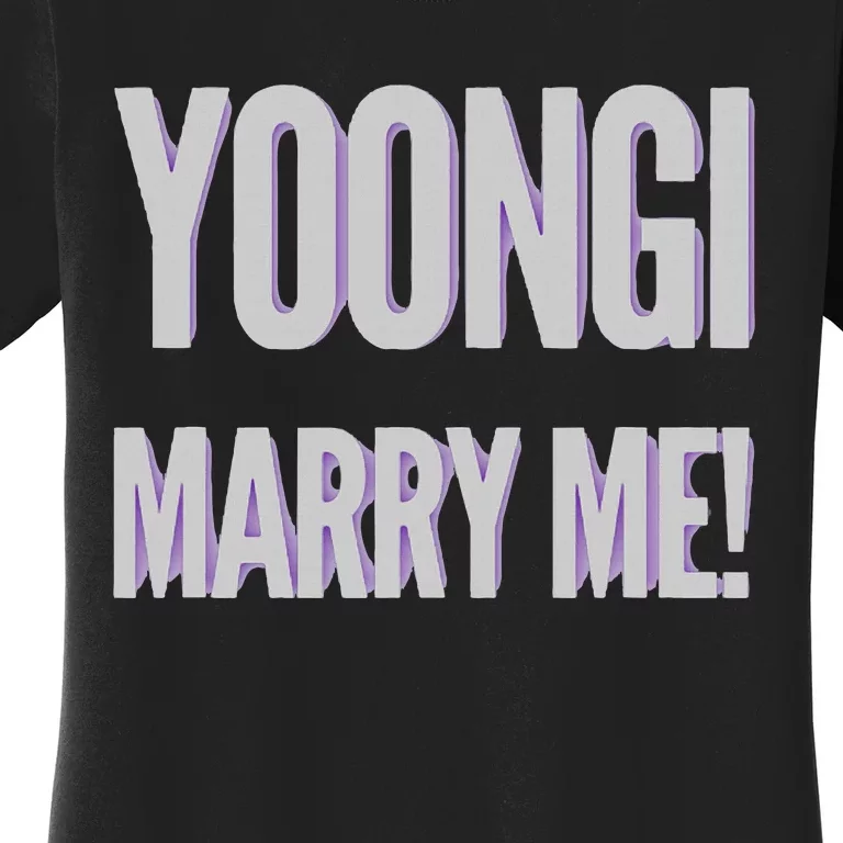 Yoongi Marry Me Women's T-Shirt