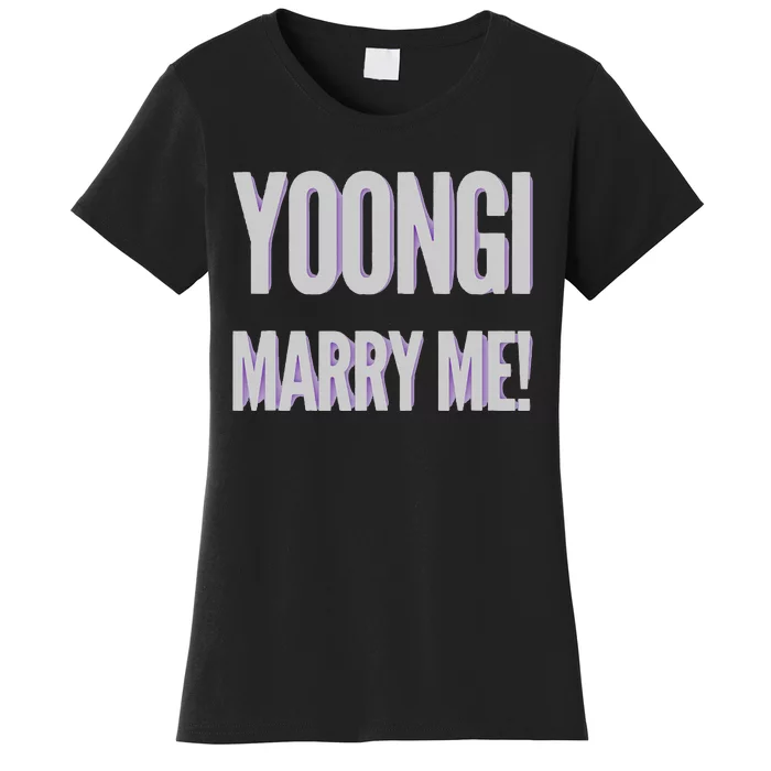 Yoongi Marry Me Women's T-Shirt