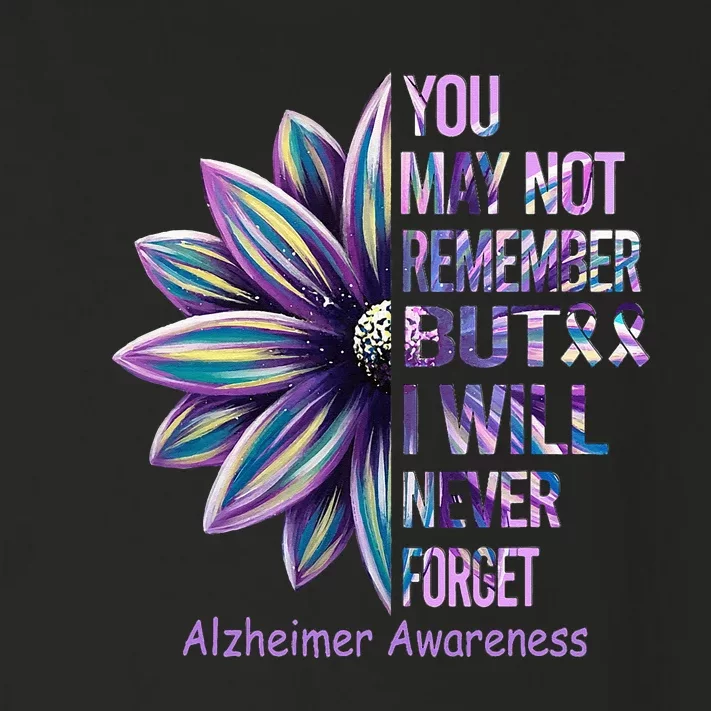 You May Not Remember But I Will Never Forget Alzheimer Toddler Long Sleeve Shirt