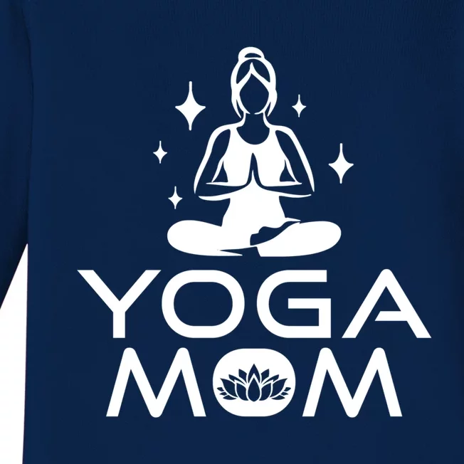 Yoga Mom Namaste Yogi Buddhism Mothers Day Meditation Cool Gift Baby Long Sleeve Bodysuit