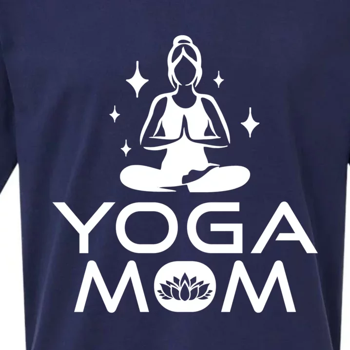 Yoga Mom Namaste Yogi Buddhism Mothers Day Meditation Cool Gift Sueded Cloud Jersey T-Shirt