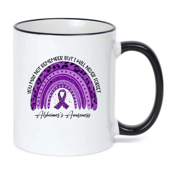 You May Not Remember But I Will Never Forget Alzheimer's Cute Gift Black Color Changing Mug