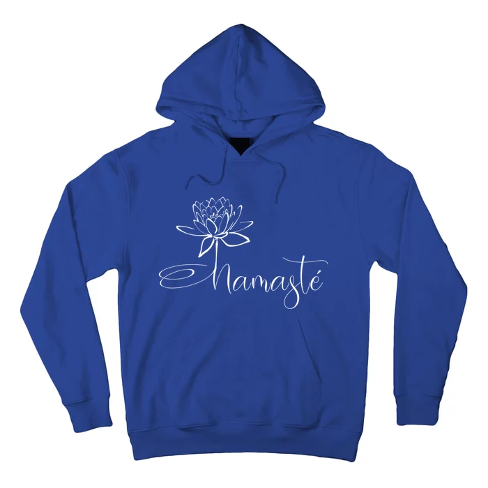 Yoga Mamas Outfit Namasté Lotus Flower Black Gift Hoodie