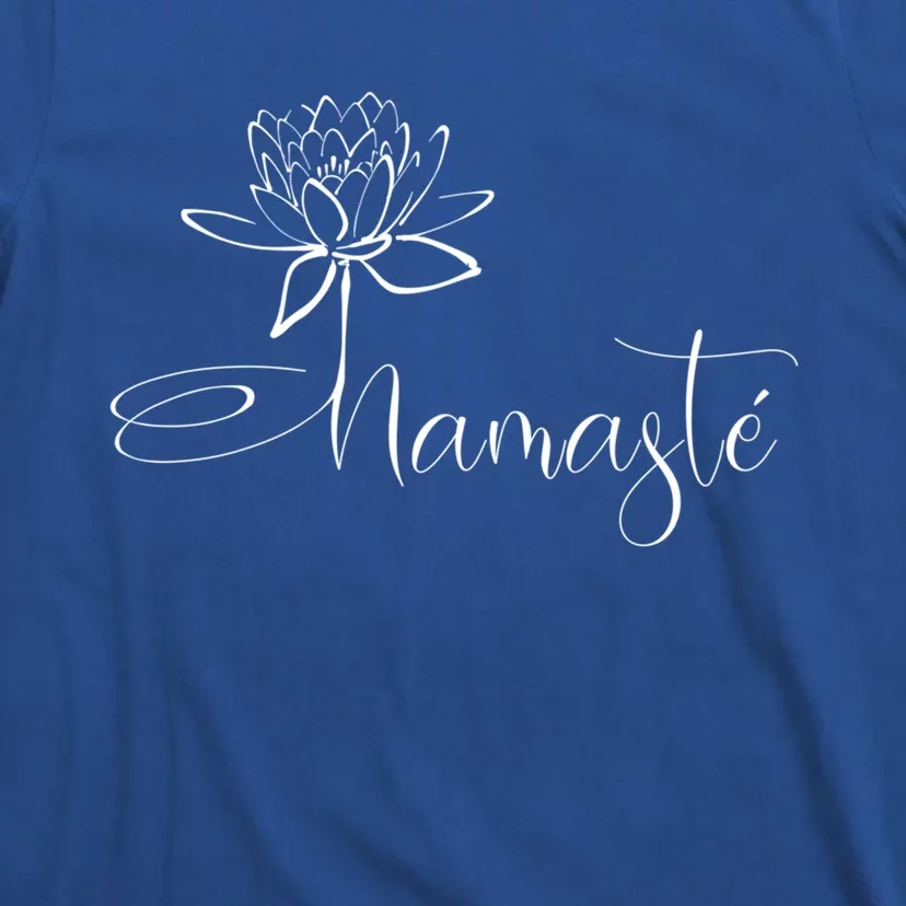 Yoga Mamas Outfit Namasté Lotus Flower Black Gift T-Shirt