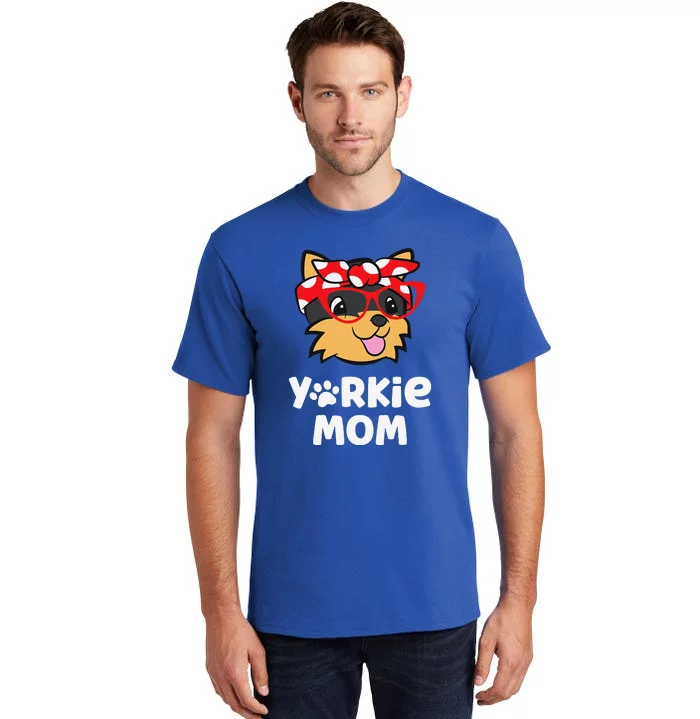 Yorkie Mom Proud Yorkshire Terrier Mama Mom Tall T-Shirt